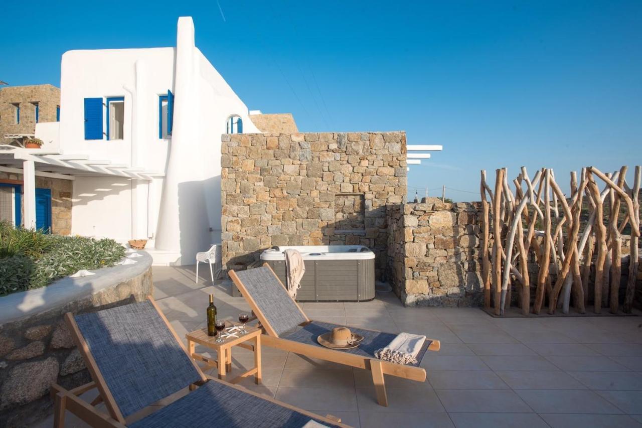 Gorgeous Studio In Cycladic Architecture Overlooking The Aegean Apartment Houlakia  Exterior foto